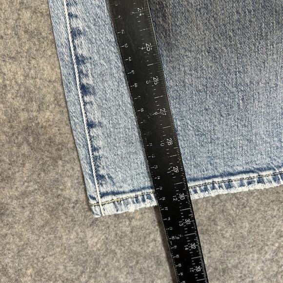 BKE Billie Slim Fit High Rise Jeans Women’s 28X30 Distressed Straight Leg - Picture 4 of 10